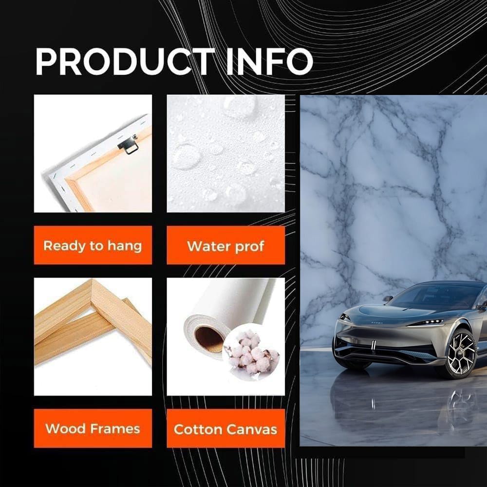 Karma Ivara on Marble Background - Elegance in Motion