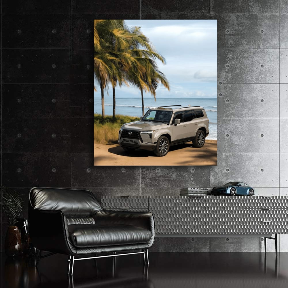 Lexus GX on Beach - Rugged Elegance in Action
