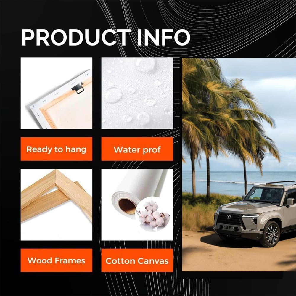 Lexus GX on Beach - Rugged Elegance in Action
