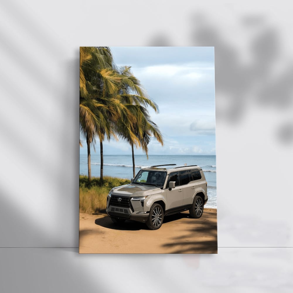 Lexus GX on Beach - Rugged Elegance in Action