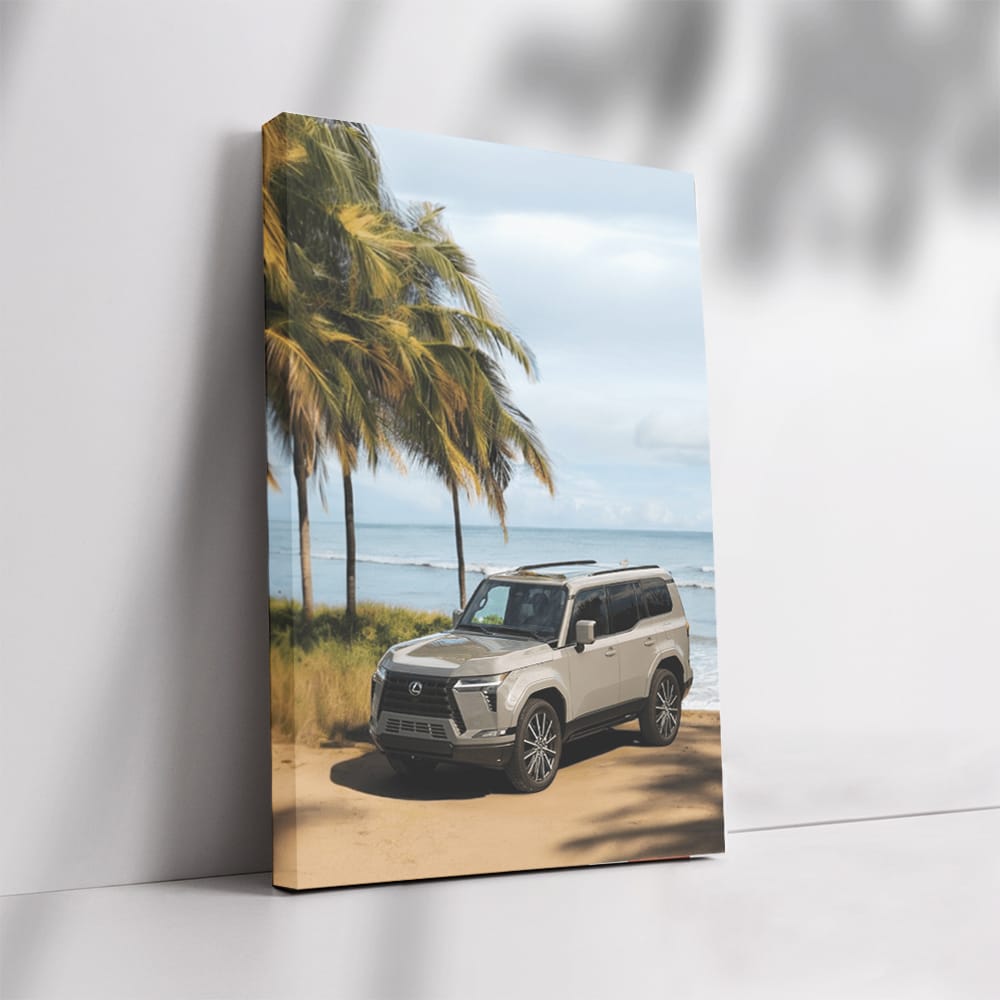 Lexus GX on Beach - Rugged Elegance in Action