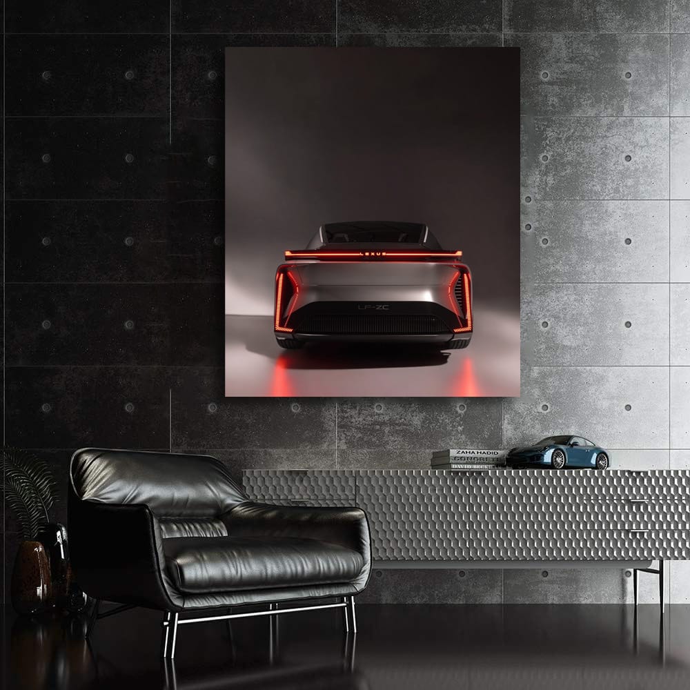 Lexus LF-ZC Parked Elegantly - Futuristic Luxury Design