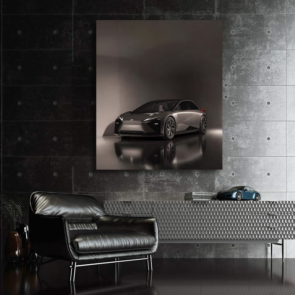 Lexus LF-ZC Parked Elegantly - Futuristic Sophistication