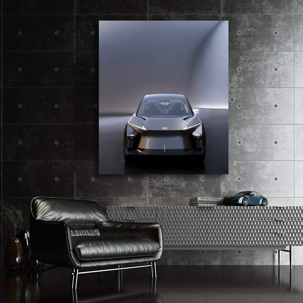 Lexus LF-ZL Elegance: Futuristic Design in Parking Lot