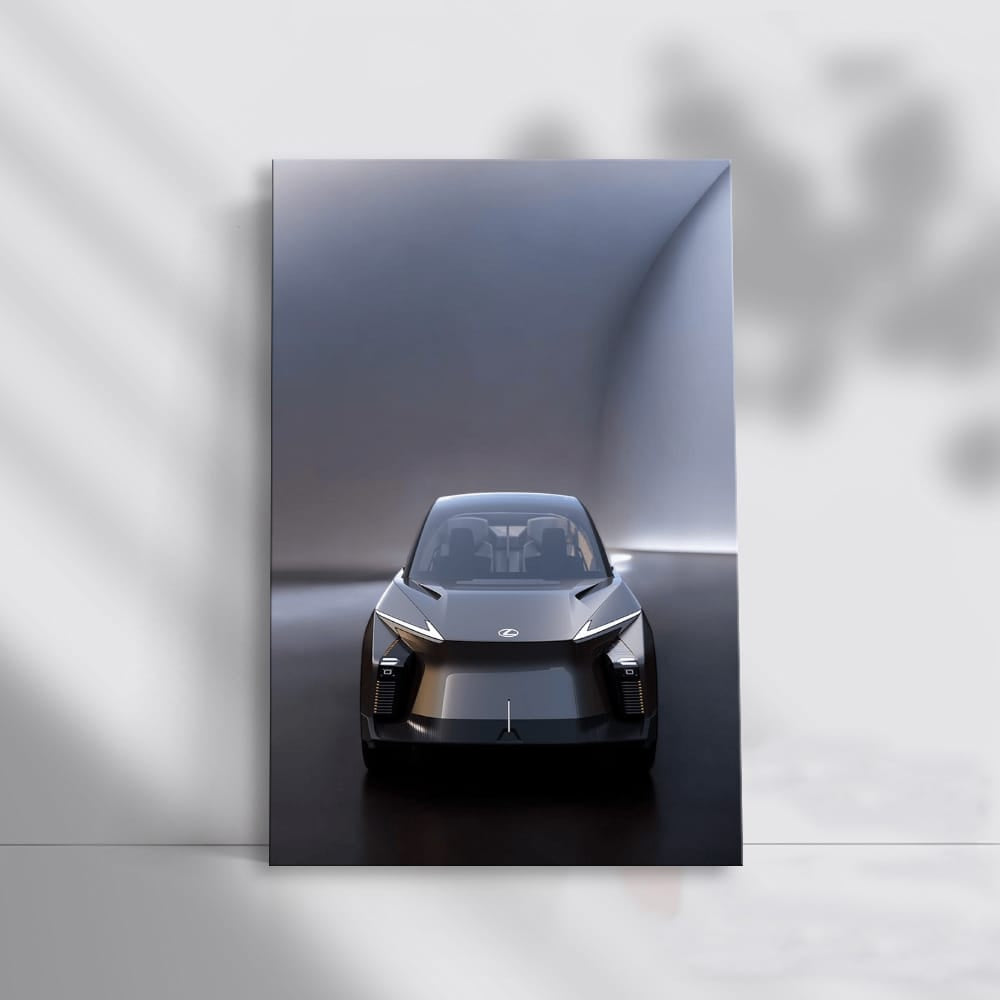 Lexus LF-ZL Elegance: Futuristic Design in Parking Lot