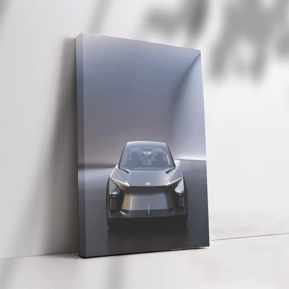 Lexus LF-ZL Elegance: Futuristic Design in Parking Lot