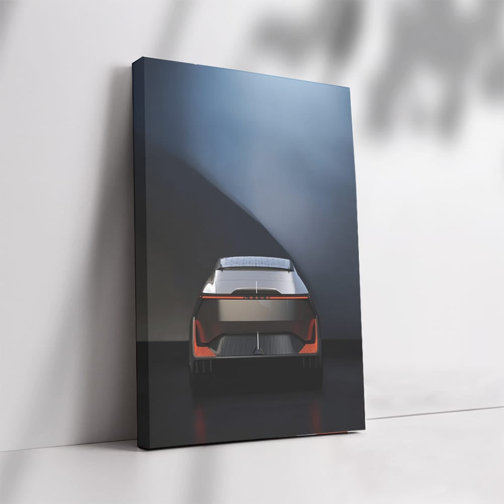 Lexus LF-ZL: Futuristic Elegance in Parking Lot