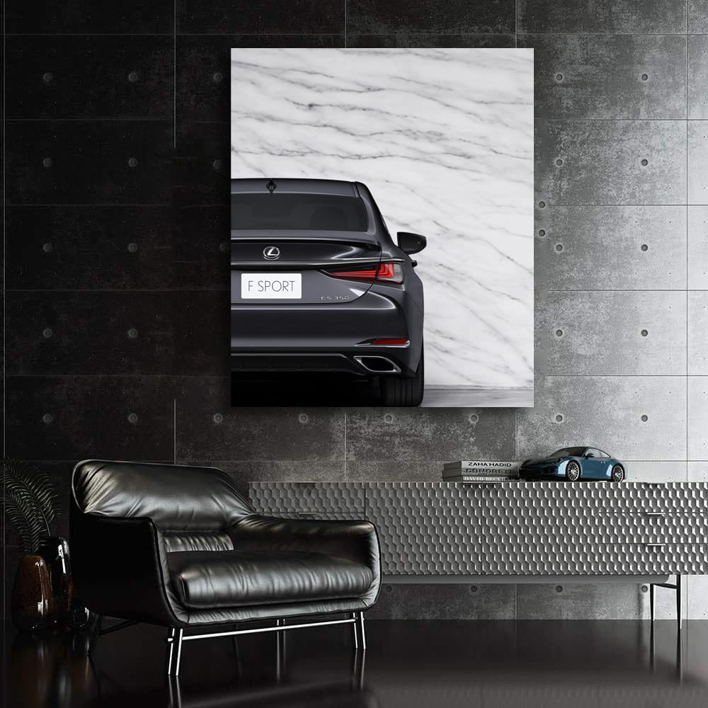 Lexus ES F SPORT in White Marble - Elegant and Sporty Ride