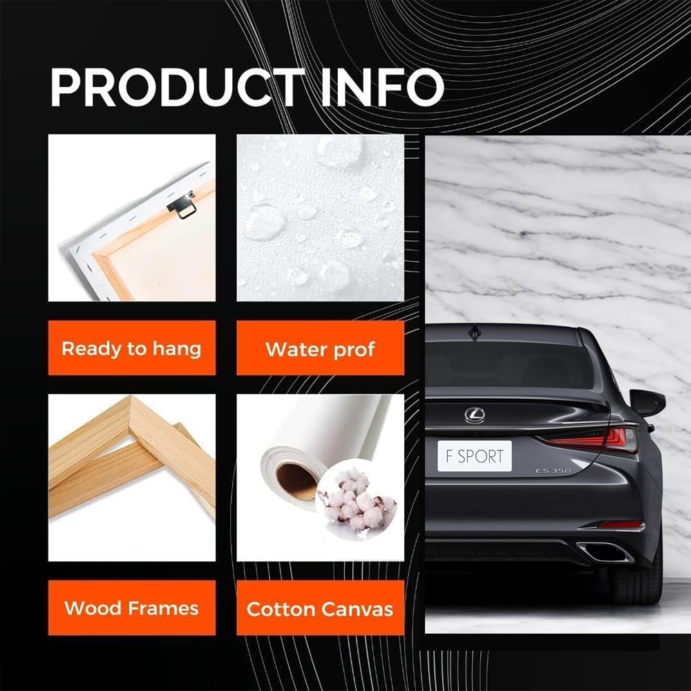 Lexus ES F SPORT in White Marble - Elegant and Sporty Ride
