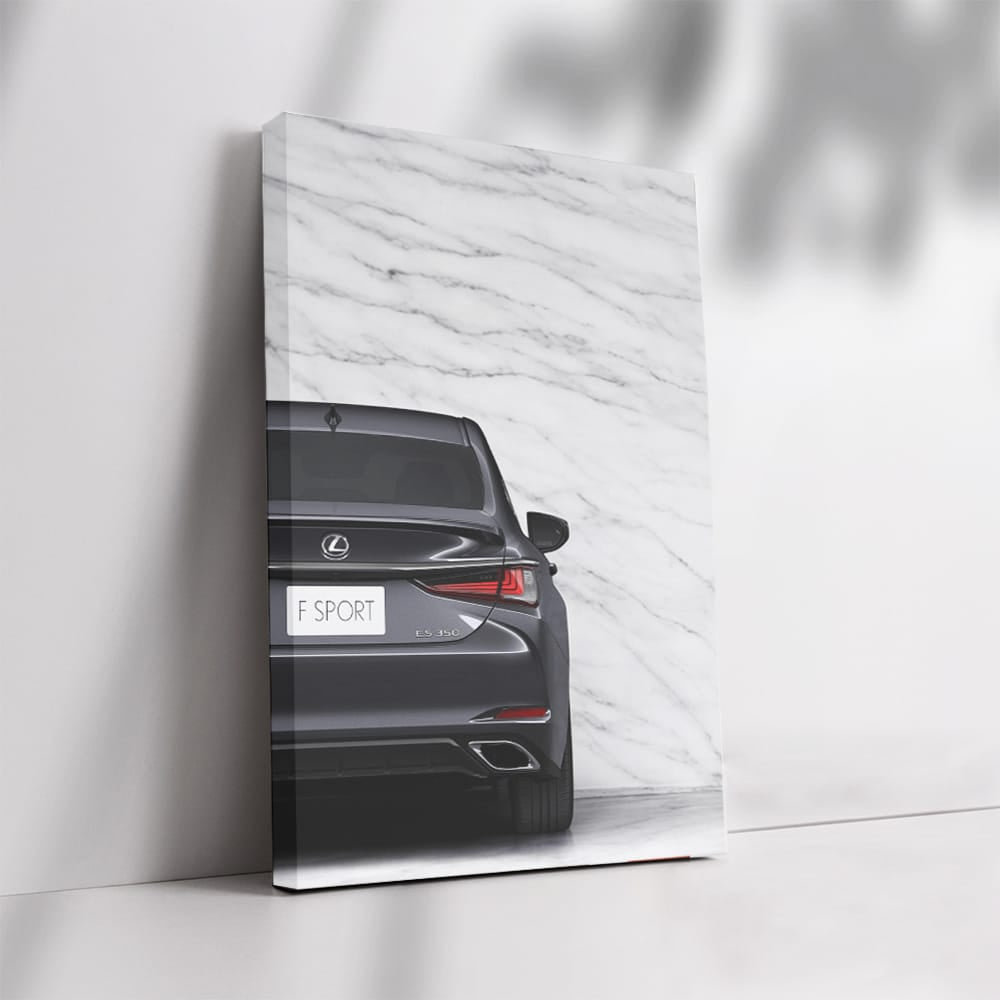 Lexus ES F SPORT in White Marble - Elegant and Sporty Ride
