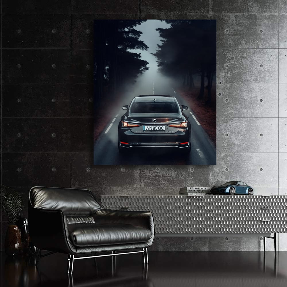 Lexus ES Enveloped in Fog - Elegant and Timeless Ride