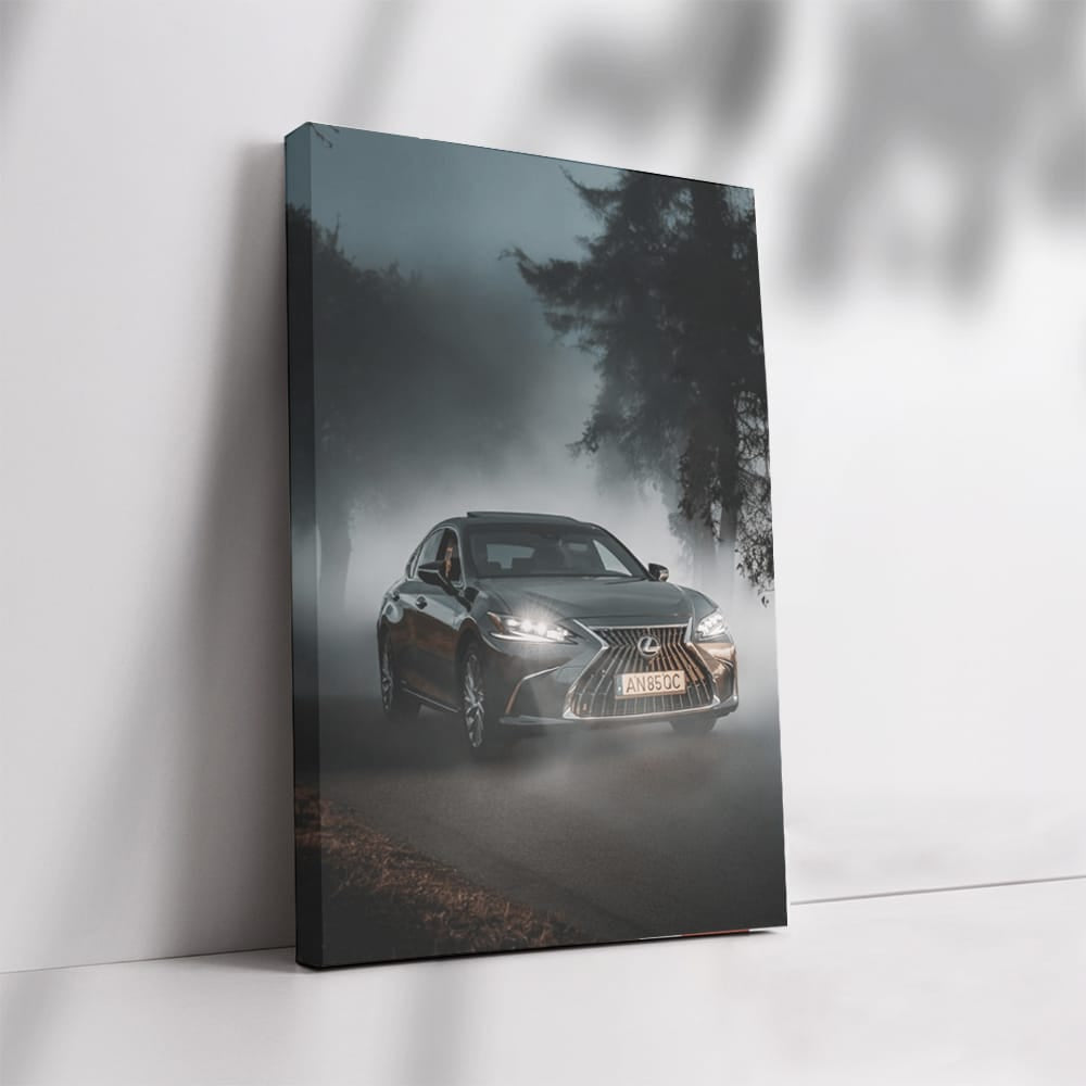 Lexus ES Amidst Mist - Elegance and Serenity
