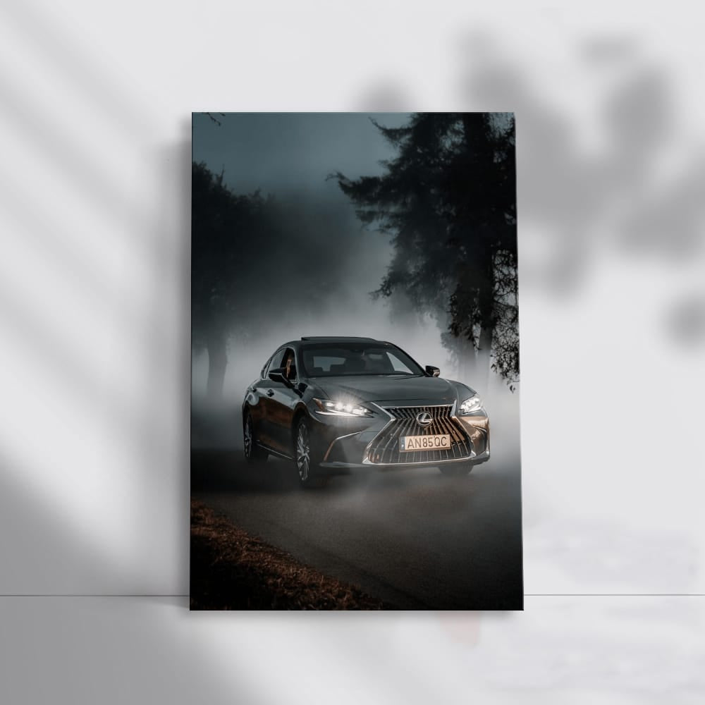 Lexus ES Amidst Mist - Elegance and Serenity