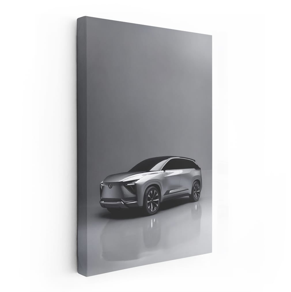 Luxurious Lexus Electric SUV in Stylish Parking Spot
