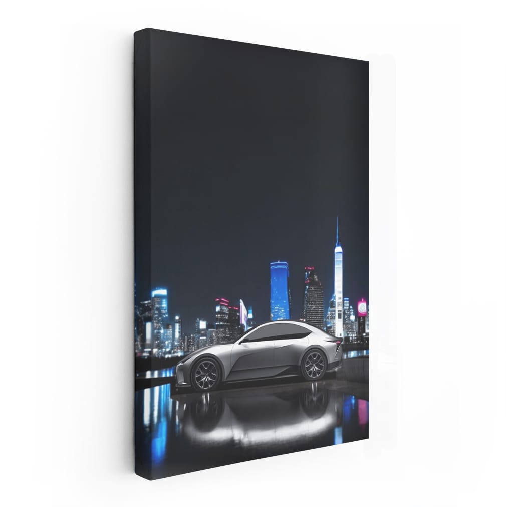Lexus Futuristic Electric Sedan Concept - Night City Elegance
