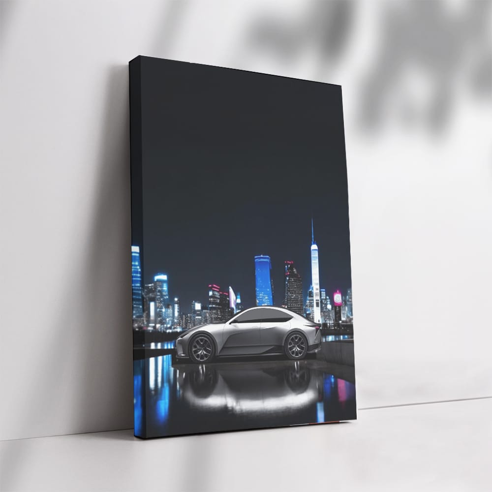 Lexus Futuristic Electric Sedan Concept - Night City Elegance