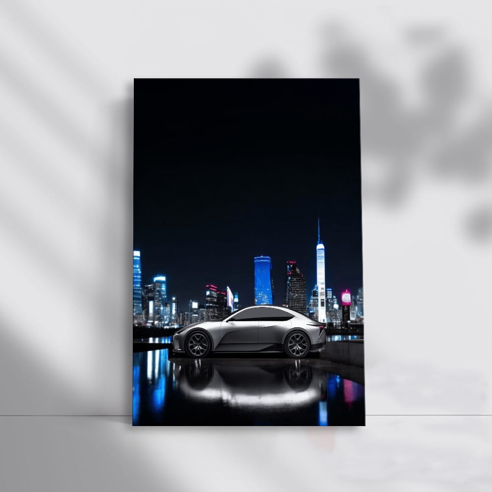 Lexus Futuristic Electric Sedan Concept - Night City Elegance