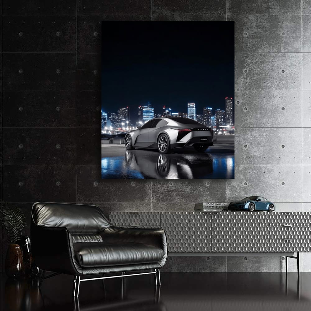 Lexus Electrified Sedan Concept - Night City Elegance