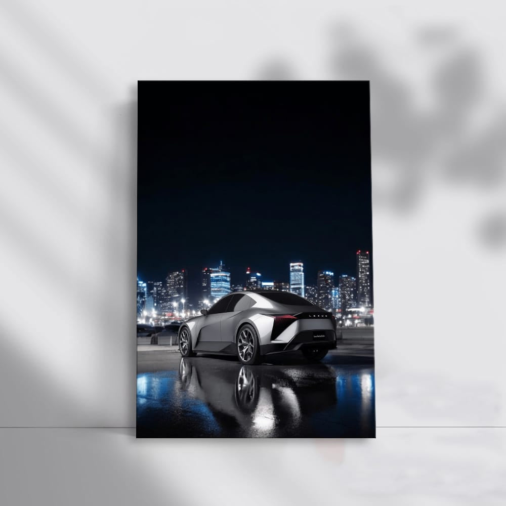 Lexus Electrified Sedan Concept - Night City Elegance