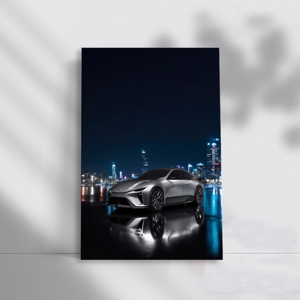 Lexus Electrified Sedan Concept - Night City Elegance