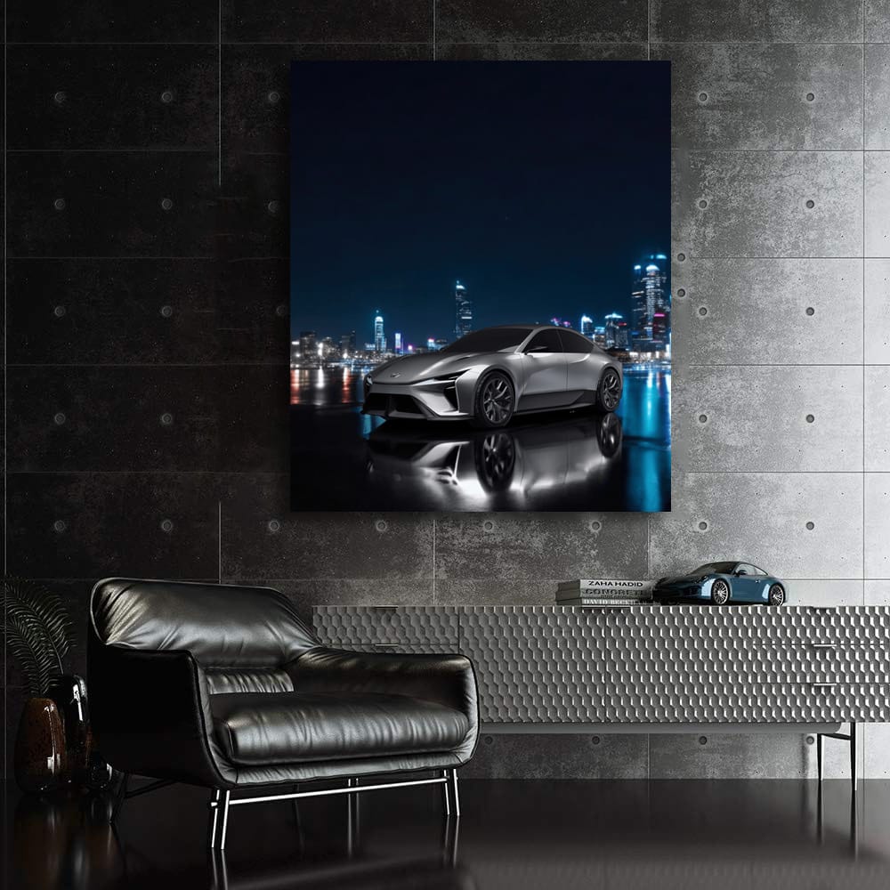 Lexus Electrified Sedan Concept - Night City Elegance