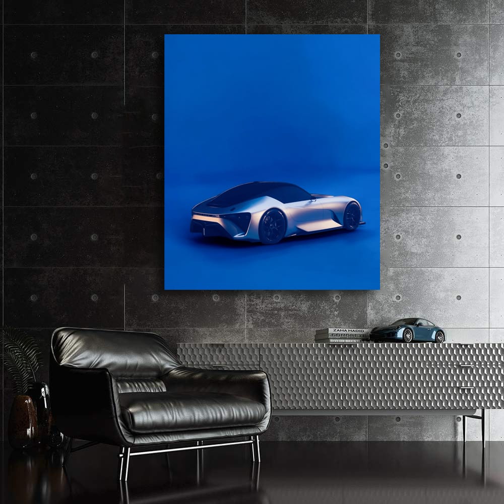 Neon-Lit Lexus Electrified Sport - Futuristic Thrill