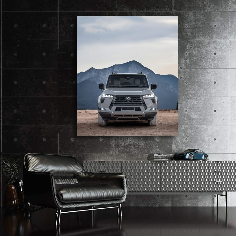 Lexus GX 550 Overtrail SUV 4WD Adventure in Mountains