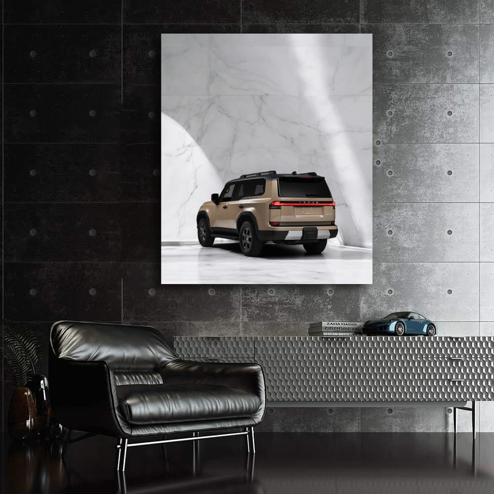 Lexus GX Overtrail SUV in White Marble - Rugged Elegance