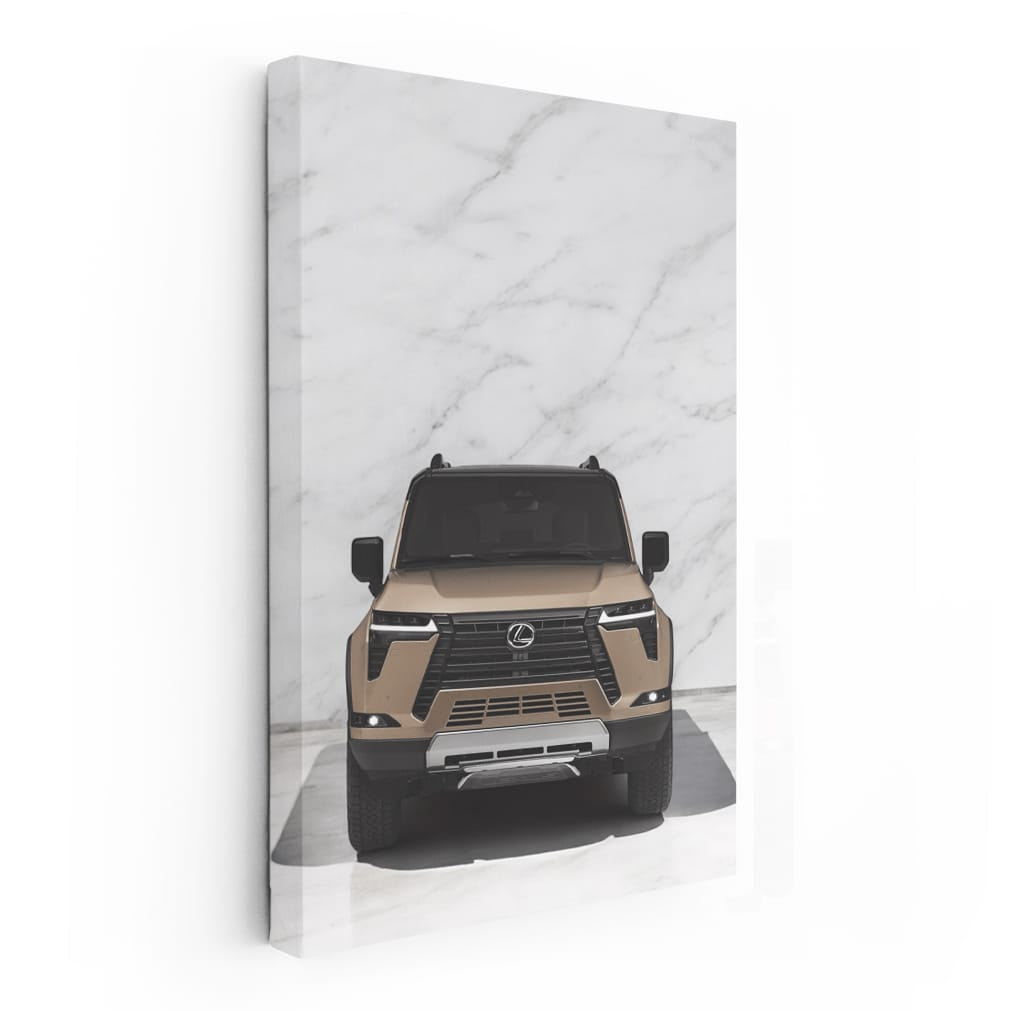 Lexus GX Overtrail SUV in White Marble - Rugged Elegance