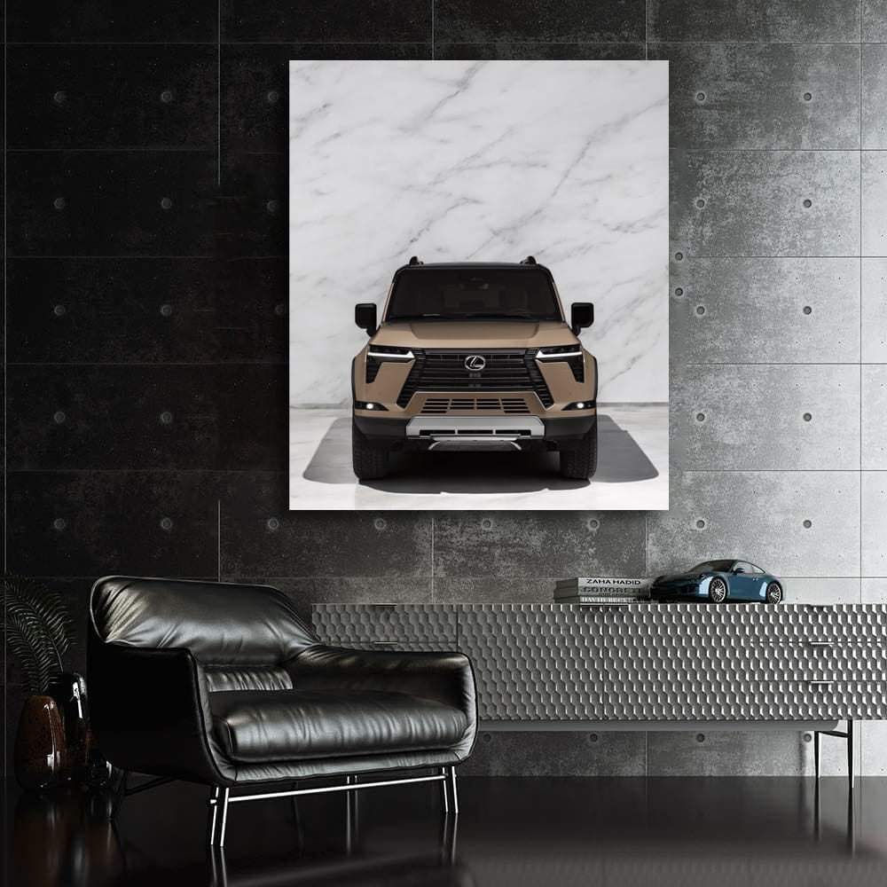 Lexus GX Overtrail SUV in White Marble - Rugged Elegance