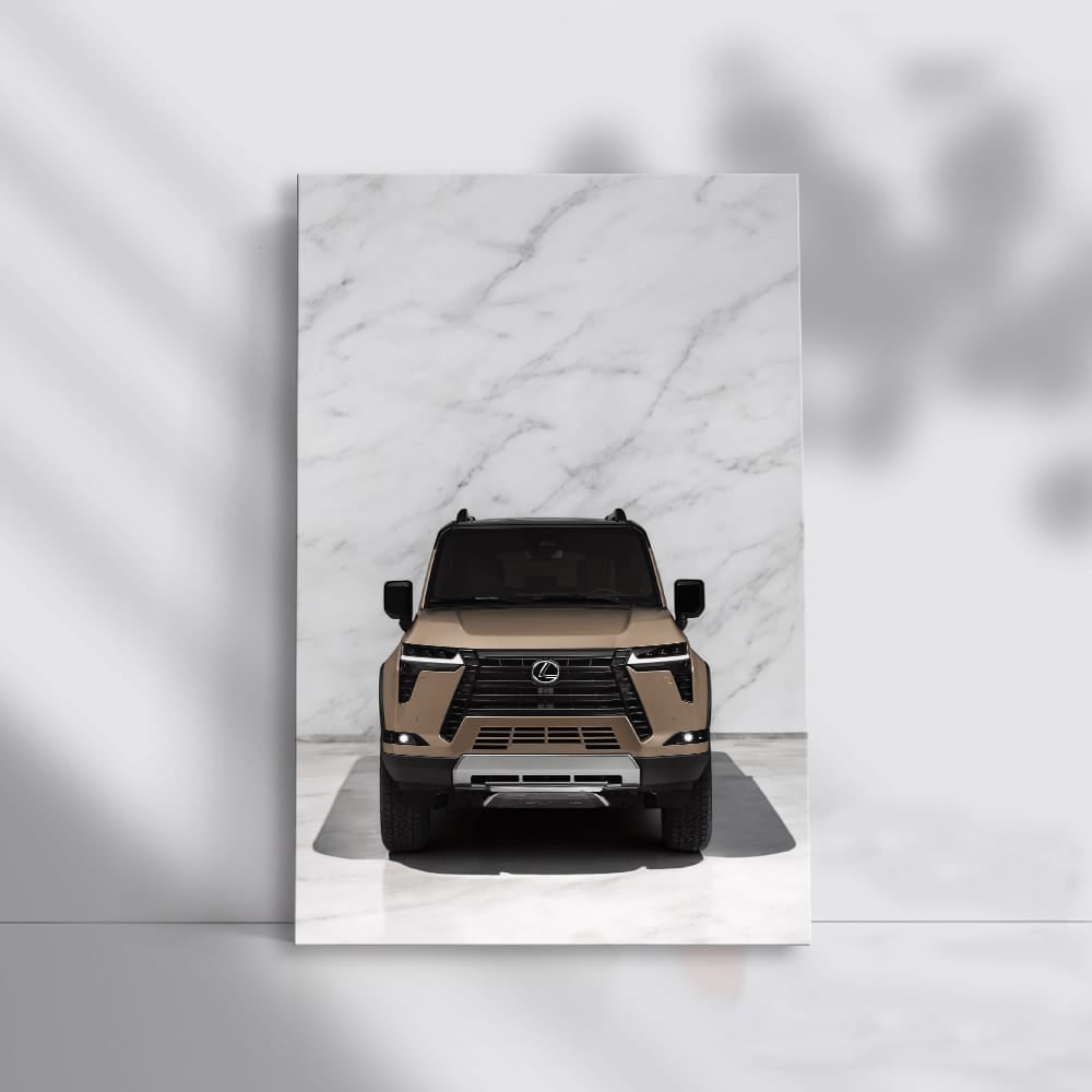 Lexus GX Overtrail SUV in White Marble - Rugged Elegance