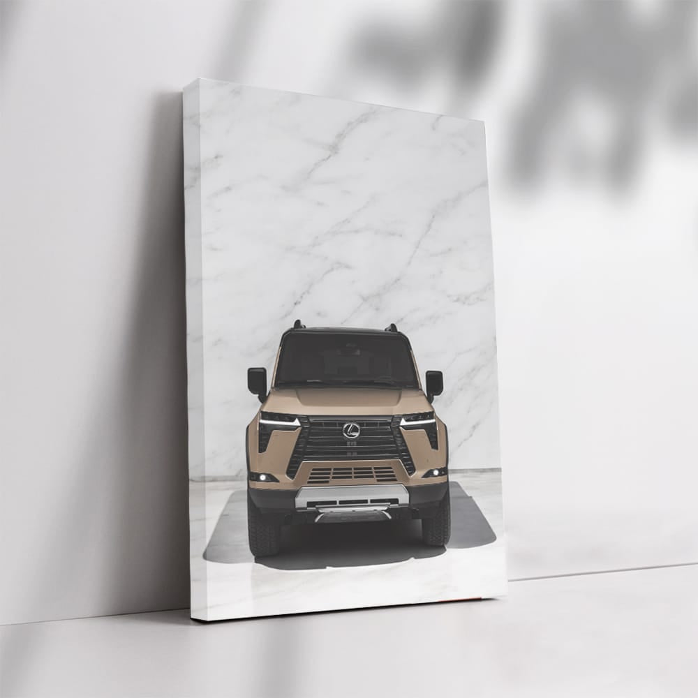 Lexus GX Overtrail SUV in White Marble - Rugged Elegance