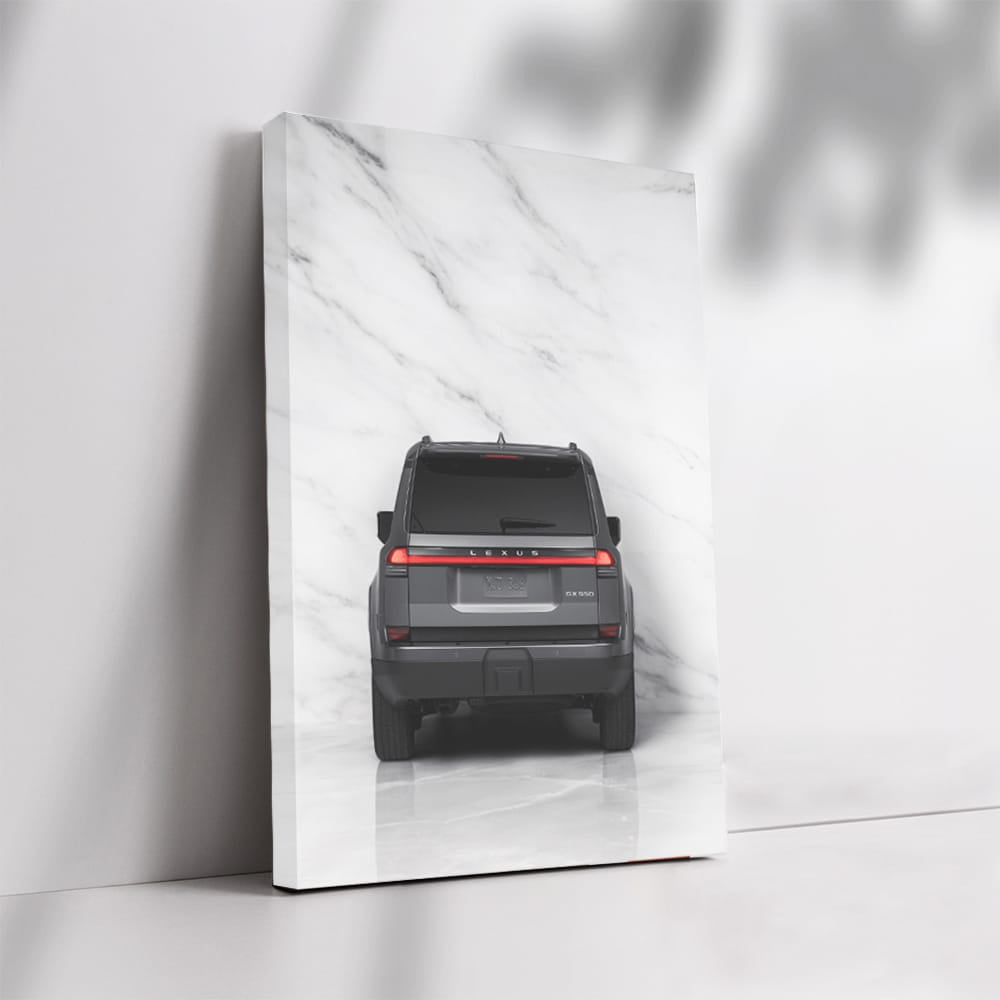 White Marble Lexus GX SUV - Elegance Meets Adventure