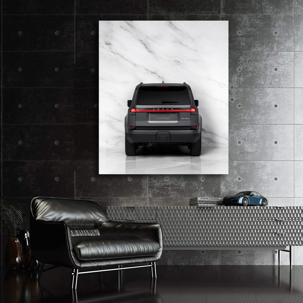 White Marble Lexus GX SUV - Elegance Meets Adventure