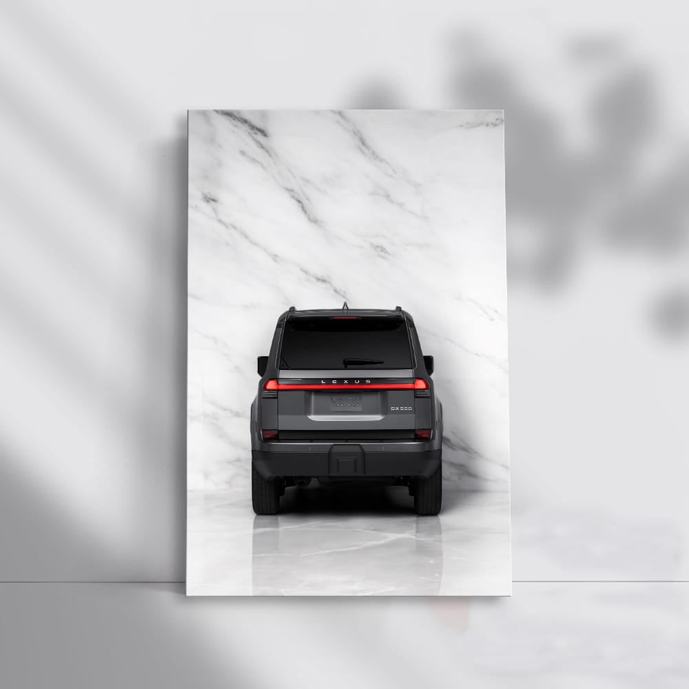 White Marble Lexus GX SUV - Elegance Meets Adventure