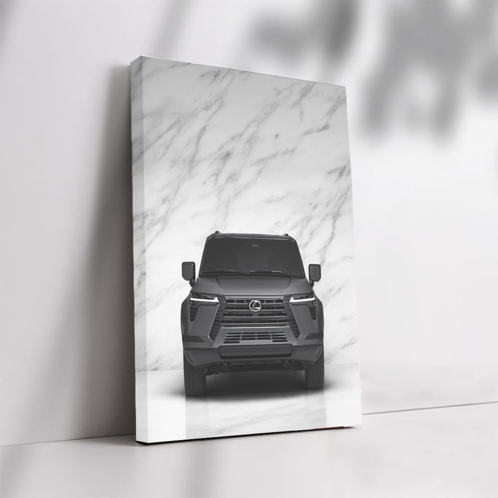 Lexus GX White Marble Luxury SUV - Rugged Elegance