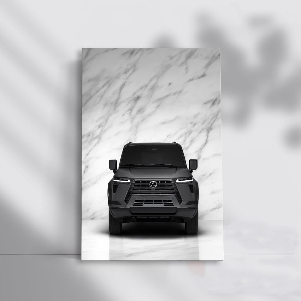 Lexus GX White Marble Luxury SUV - Rugged Elegance