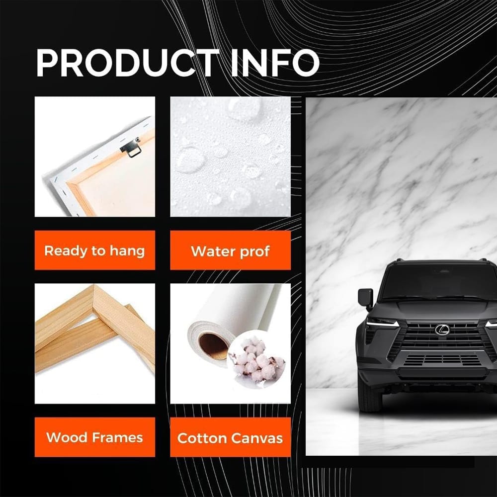 Lexus GX White Marble Luxury SUV - Rugged Elegance