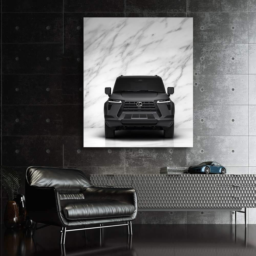 Lexus GX White Marble Luxury SUV - Rugged Elegance