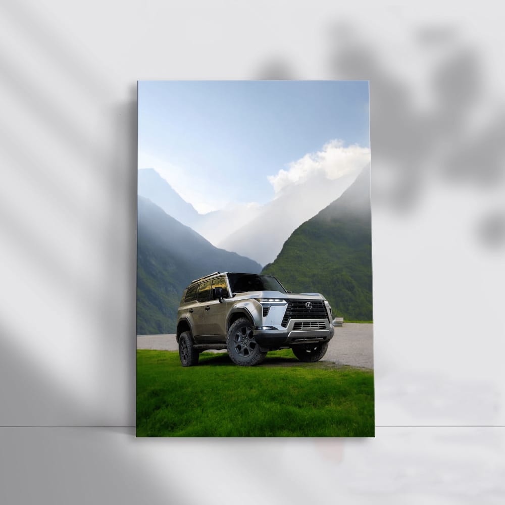 Lexus GX with Mountain Backdrop - Rugged Luxury Adventure