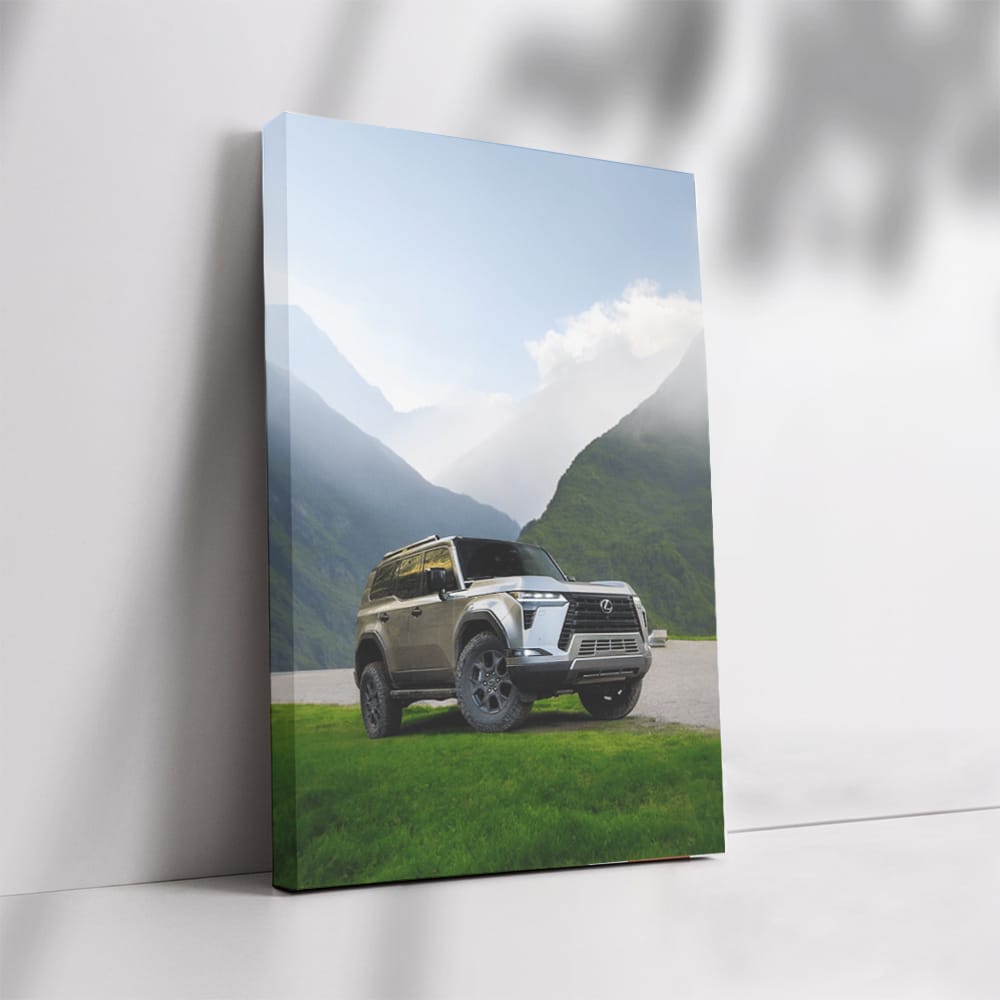 Lexus GX with Mountain Backdrop - Rugged Luxury Adventure