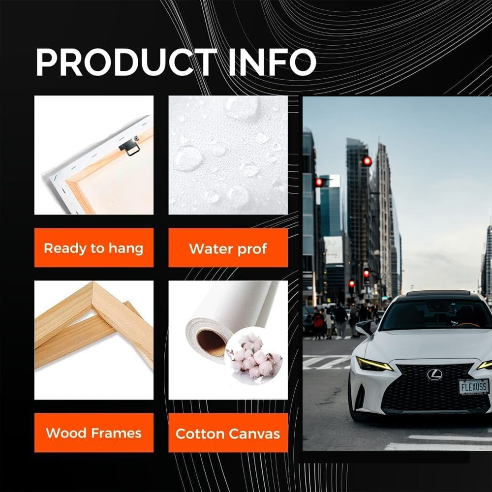Sleek White Lexus IS 300 F SPORT Gliding Through Urban Streets