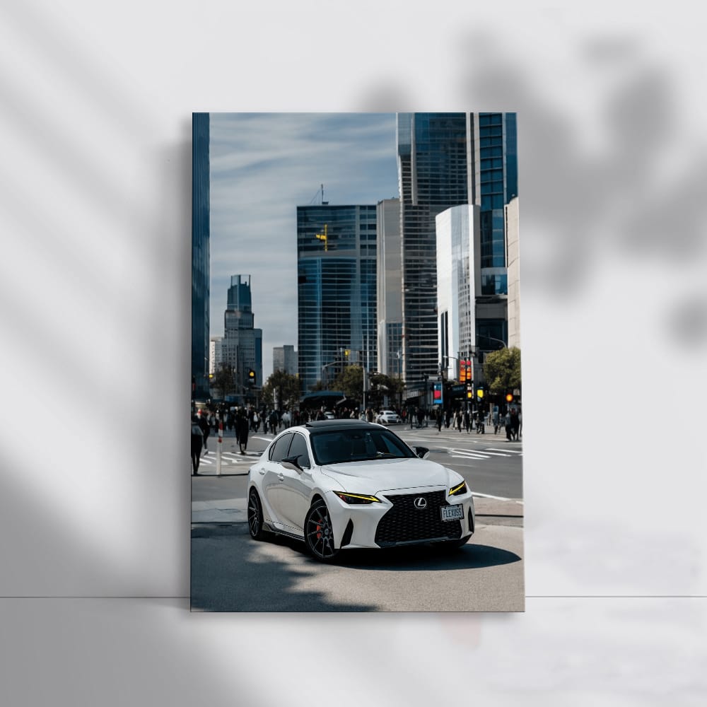 White Lexus IS 300 F SPORT in Urban Jungle - Sleek Power