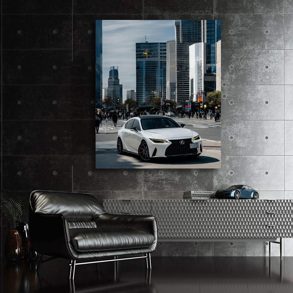 White Lexus IS 300 F SPORT in Urban Jungle - Sleek Power