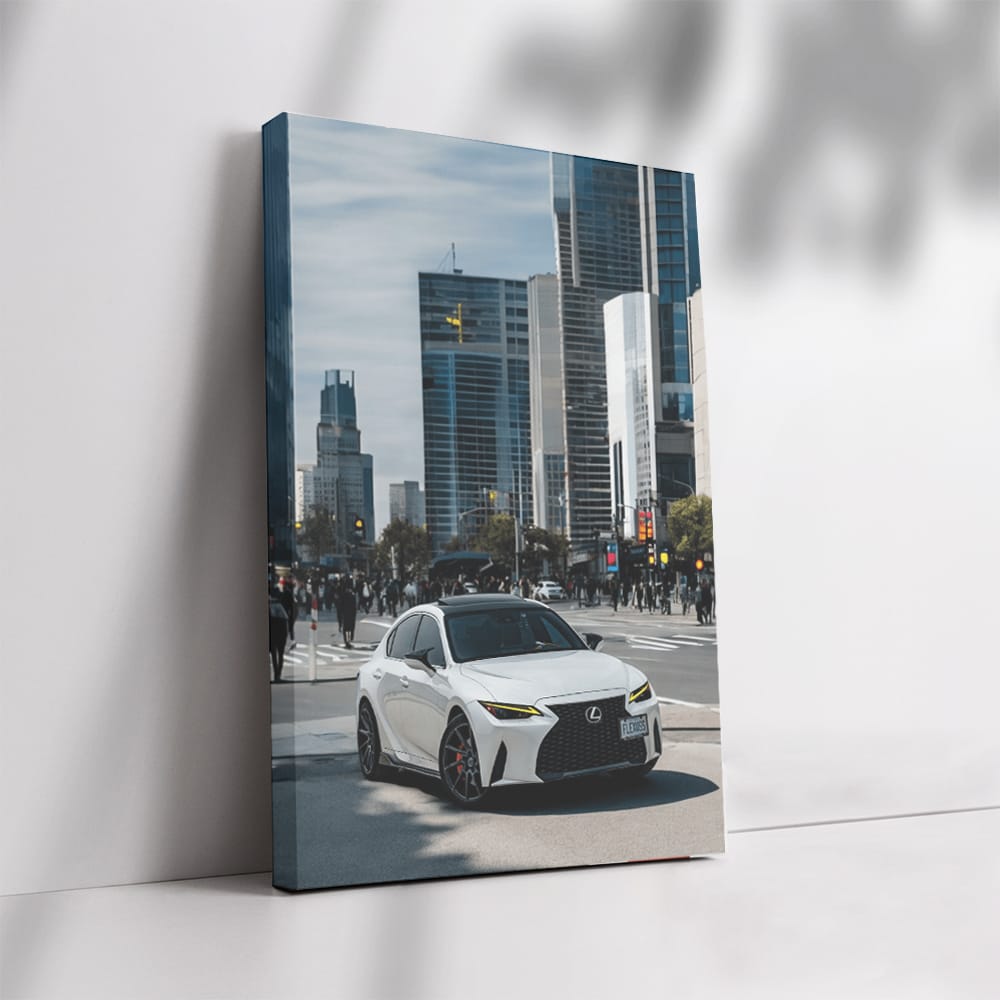 White Lexus IS 300 F SPORT in Urban Jungle - Sleek Power