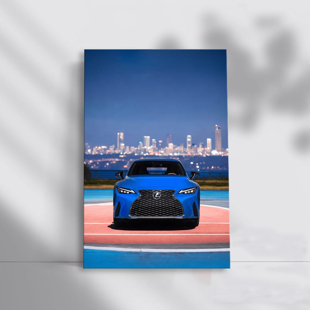 Urban Elegance: Lexus IS Amidst Cityscape - Refined Power