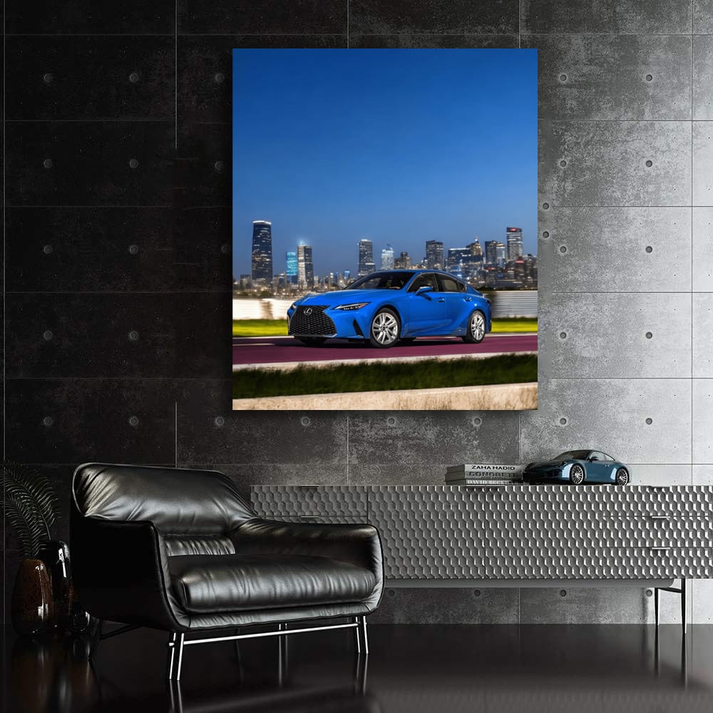 Urban Elegance: Lexus IS in Cityscape - Sleek and Sophisticated