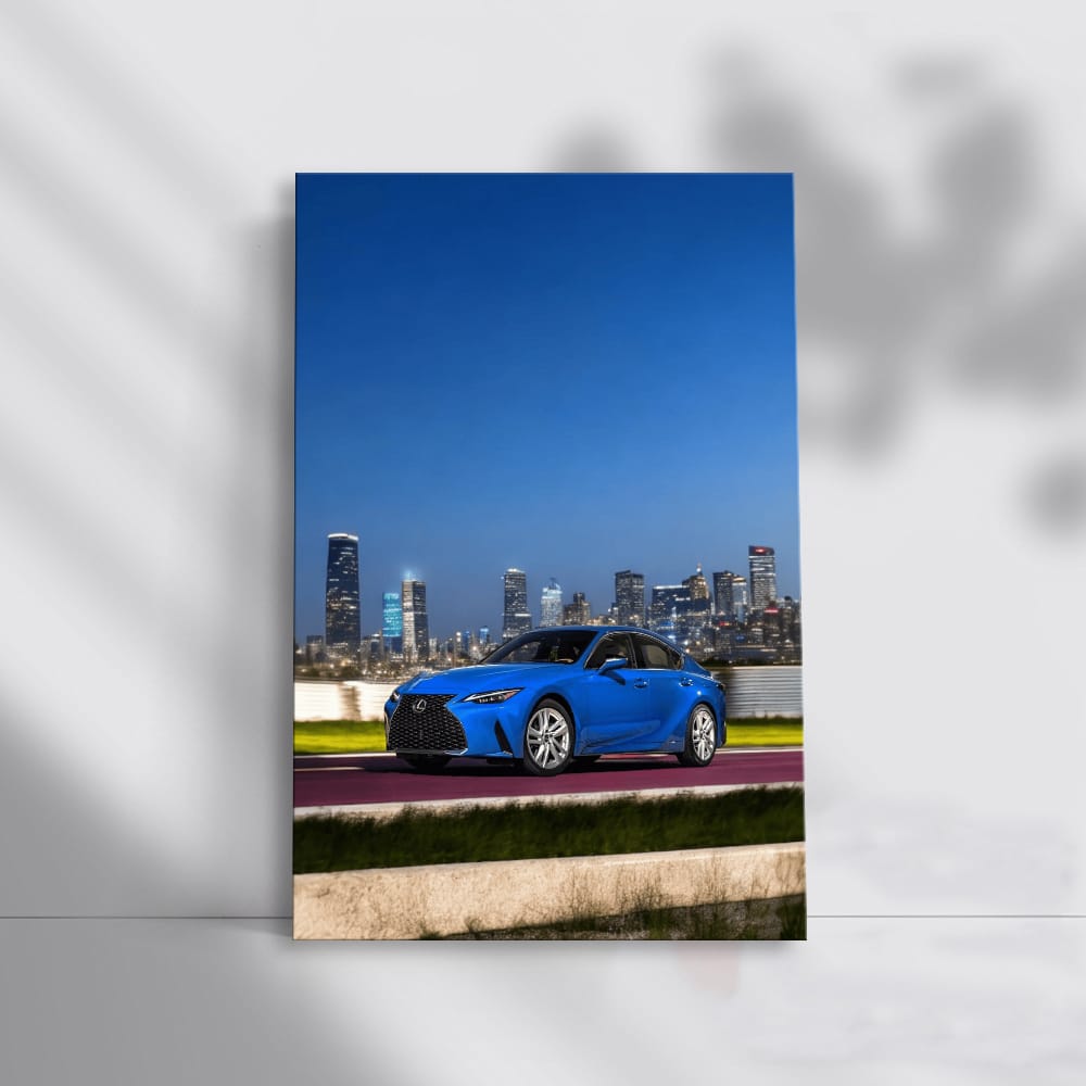 Urban Elegance: Lexus IS in Cityscape - Sleek and Sophisticated