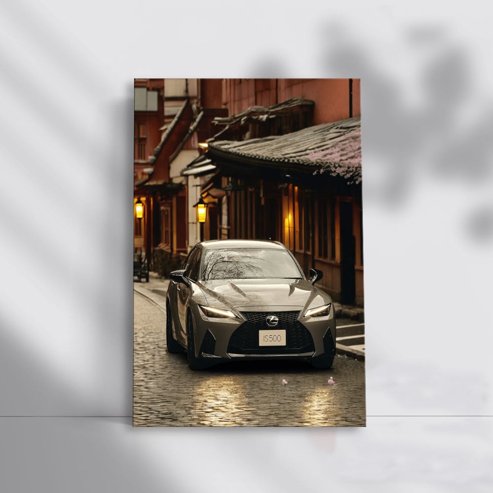 Lexus IS Cruising Kyoto Streets - Sleek Elegance in Motion