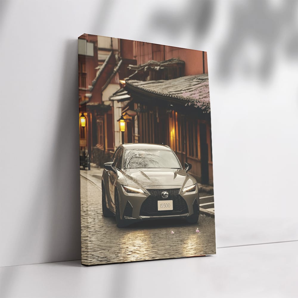 Lexus IS Cruising Kyoto Streets - Sleek Elegance in Motion